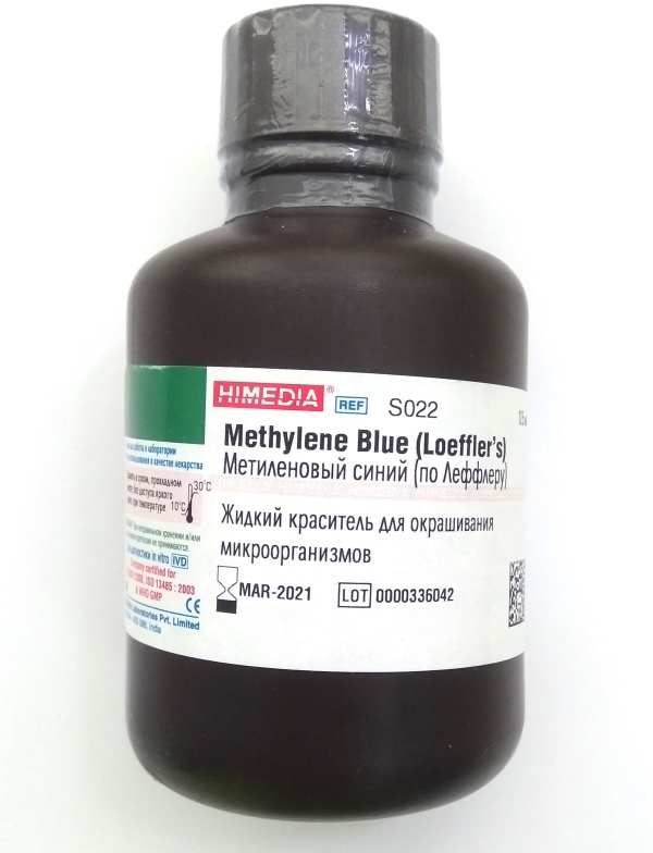Краситель метиленовый синий по Леффлеру HiMedia S022-125ML (125 мл) — миниатюра 2