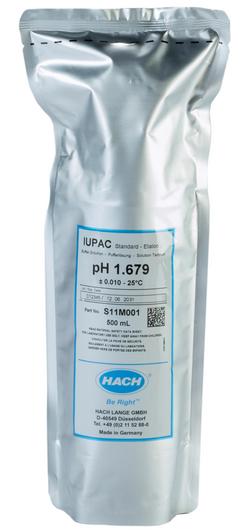 Буферный раствор рН 1.679 HACH S11M001 (500 мл) — миниатюра 2