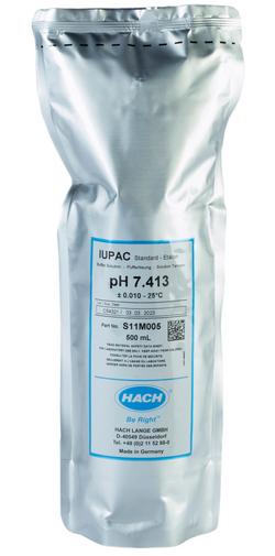 Буферный раствор рН 7.413 HACH S11M005 (500 мл) — миниатюра 3