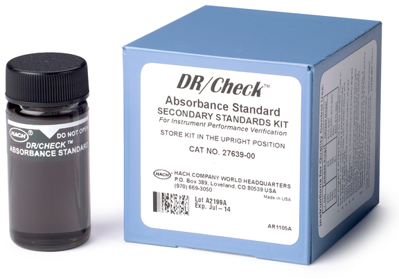 Набор стандартов оптической плотности DR/Check HACH 2763900 (4 шт.)