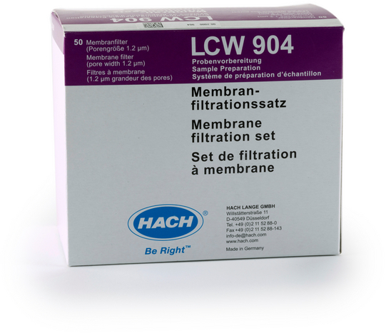 Набор для мембранной фильтрации HACH LCW904 (50 тестов)