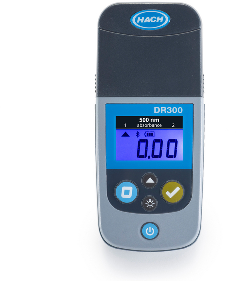 Портативный колориметр DR300 HACH LPV445.99.50110 (500 нм, с блоком)