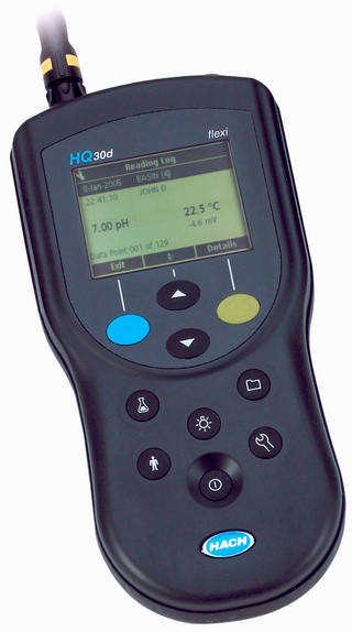 Комплект цифрового мультиметра HQ30D HACH HQ30D.99.105305 (0...20 мг/г, 0...+14 pH, 5 м)