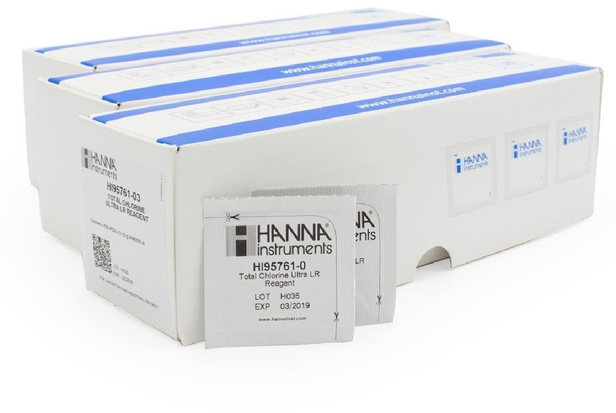 Набор реагентов для определения следовых количеств хлора HANNA HI 95761-03 (300 тестов)