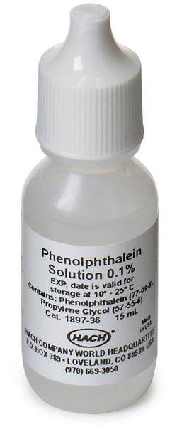 Индикаторный раствор фенолфталеина, 1 г/л (15 мл)