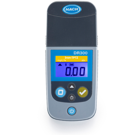 Портативный колориметр DR300 HACH LPV445.99.16110 (железо, TPTZ) — миниатюра 2