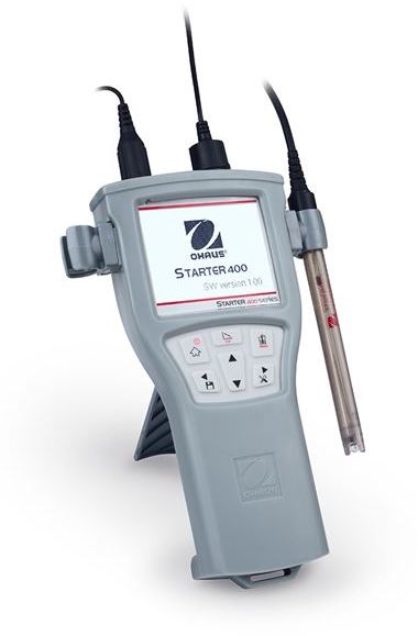 Портативный водонепроницаемый рН-метр/ОВП-метр/термометр OHAUS Starter ST400-F 30468965 (-1999...+1999 мВ, -2...+16 pH)