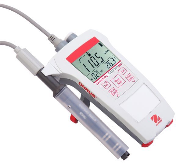 Портативный кондуктометр OHAUS Starter 30137441 (ST300C-B) (0...199.9 мСм/см)