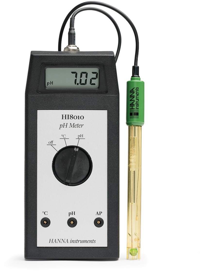 Портативный рН-метр HANNA HI 8010 (pH/ORP) (0...+14 pH)