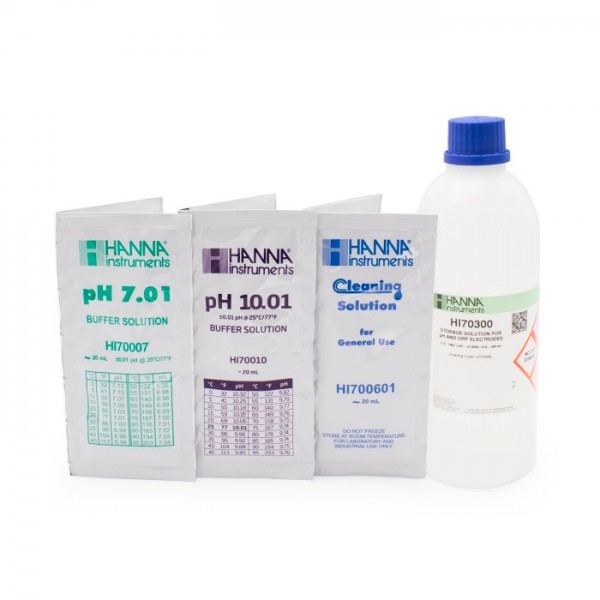 Набор для калибровки общего pH, pH 7 и 10 HANNA HI5710-11PS