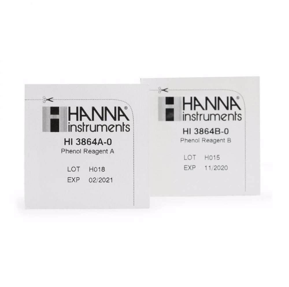 Сменные реагенты на фенолы HANNA HI3864-100 (100 шт.)