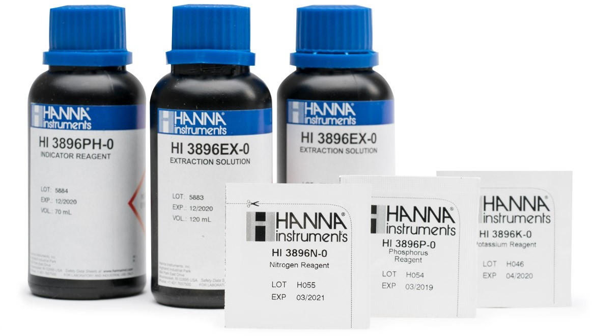 Запасные реагенты для химического анализа почвы HANNA HI3896-025