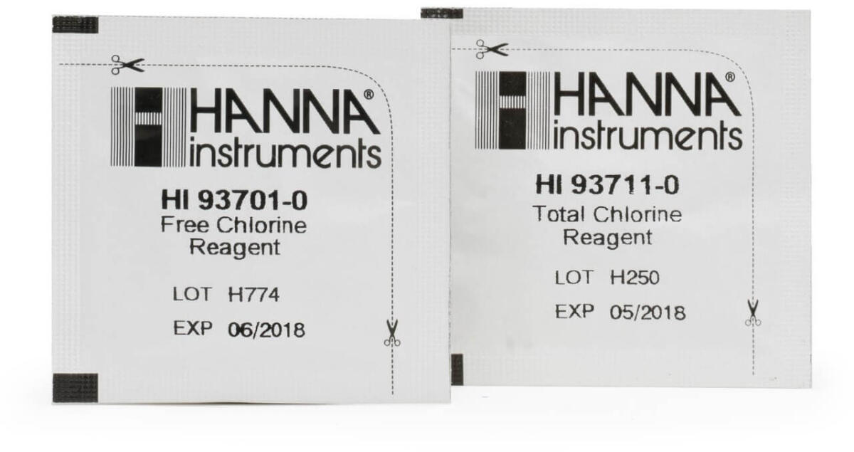 Сменные реагенты на свободный и общий хлор HANNA HI38020-200 (200 тестов)