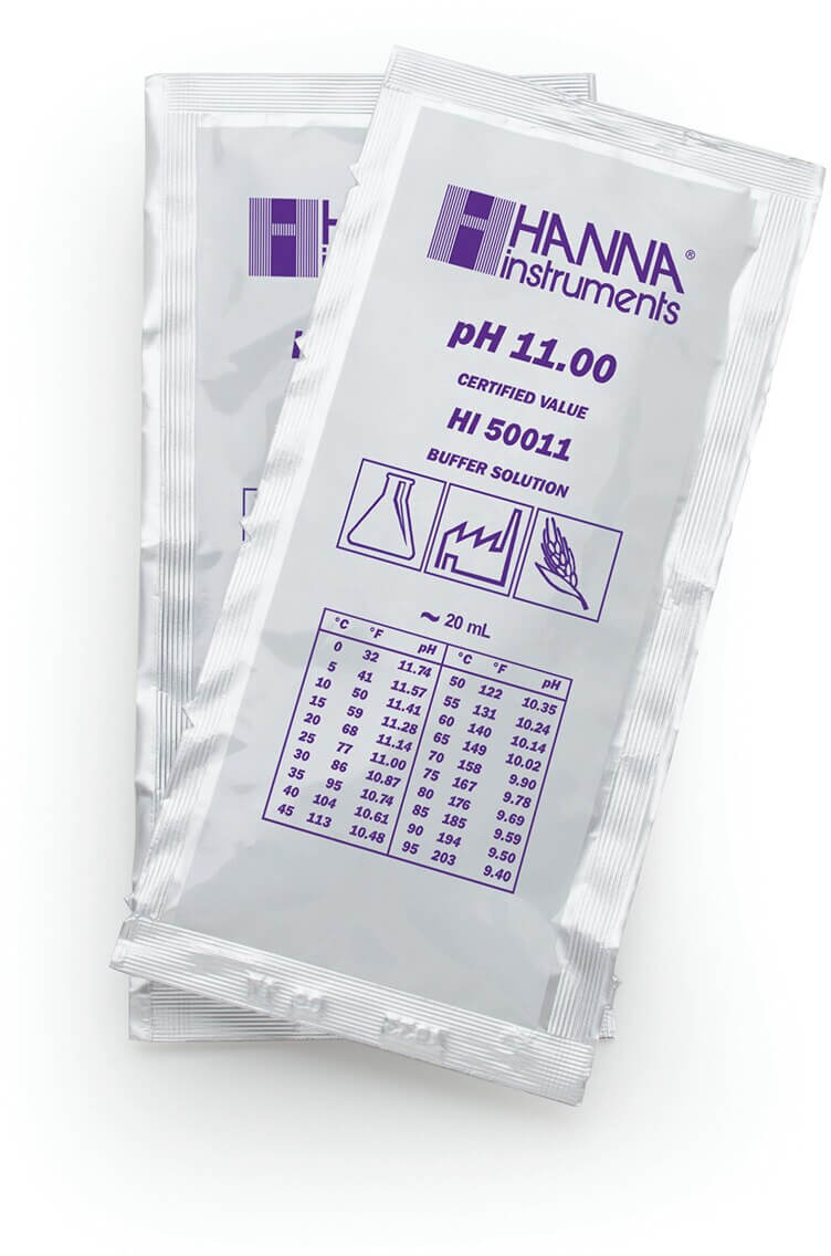 Раствор для калибровки рН 11,00 HANNA HI50011-02 (25х20 мл)