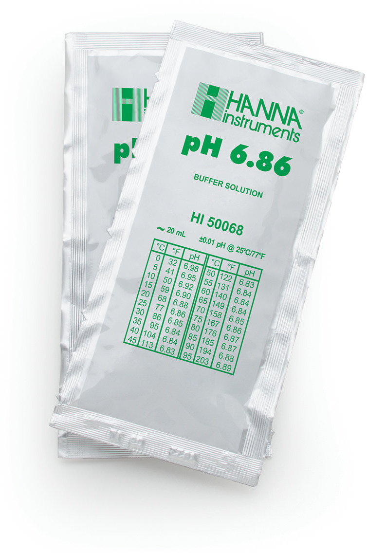 Раствор для калибровки рН 6.86 HANNA HI50068-02 (25х20 мл)