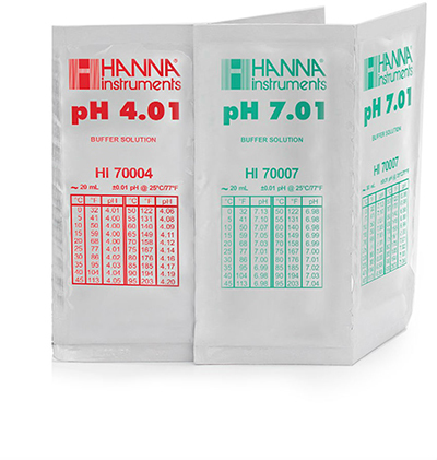 Набор для калибровки pH 4 и 7 HANNA HI547-11T