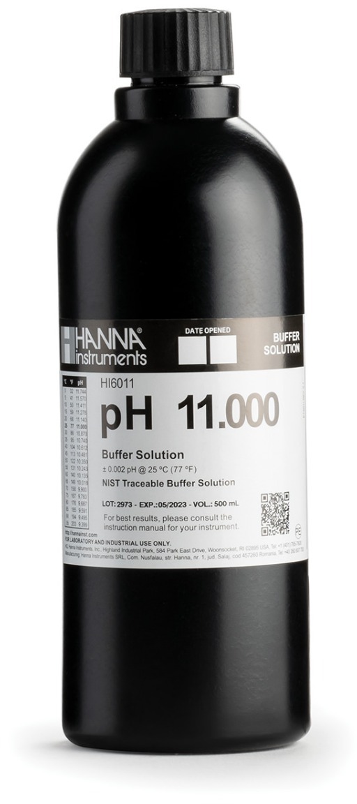 Калибровочный буфер pH 11,000 HANNA HI6011 (500 мл)