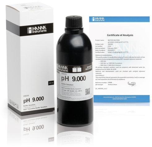 Калибровочный буфер pH 9,00 HANNA HI6009U (500мл)