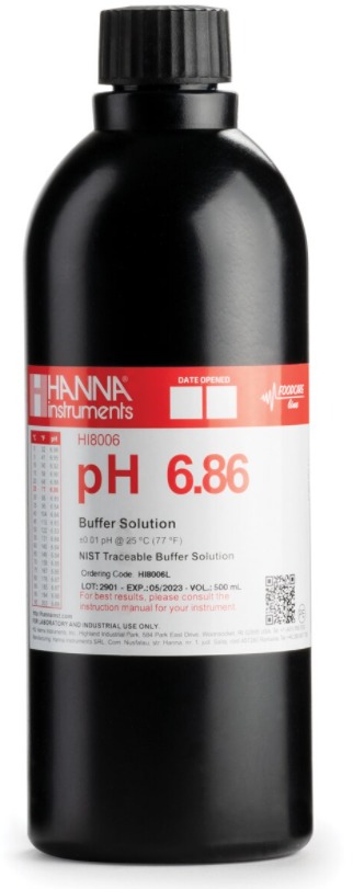 Калибровочный буфер pH 6,86 HANNA HI8006L/C (500мл)
