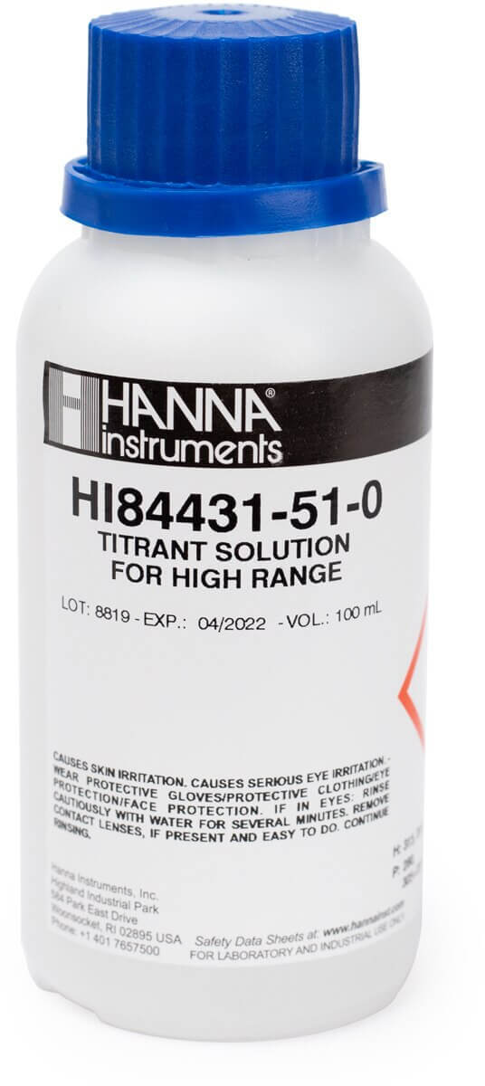 Титрант высокого диапазона HANNA HI84431-51