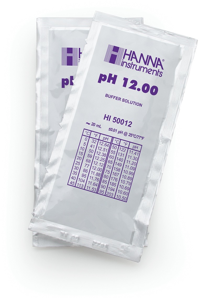 Раствор для калибровки рН 12,00 HANNA HI50012-01 (10х20 мл)