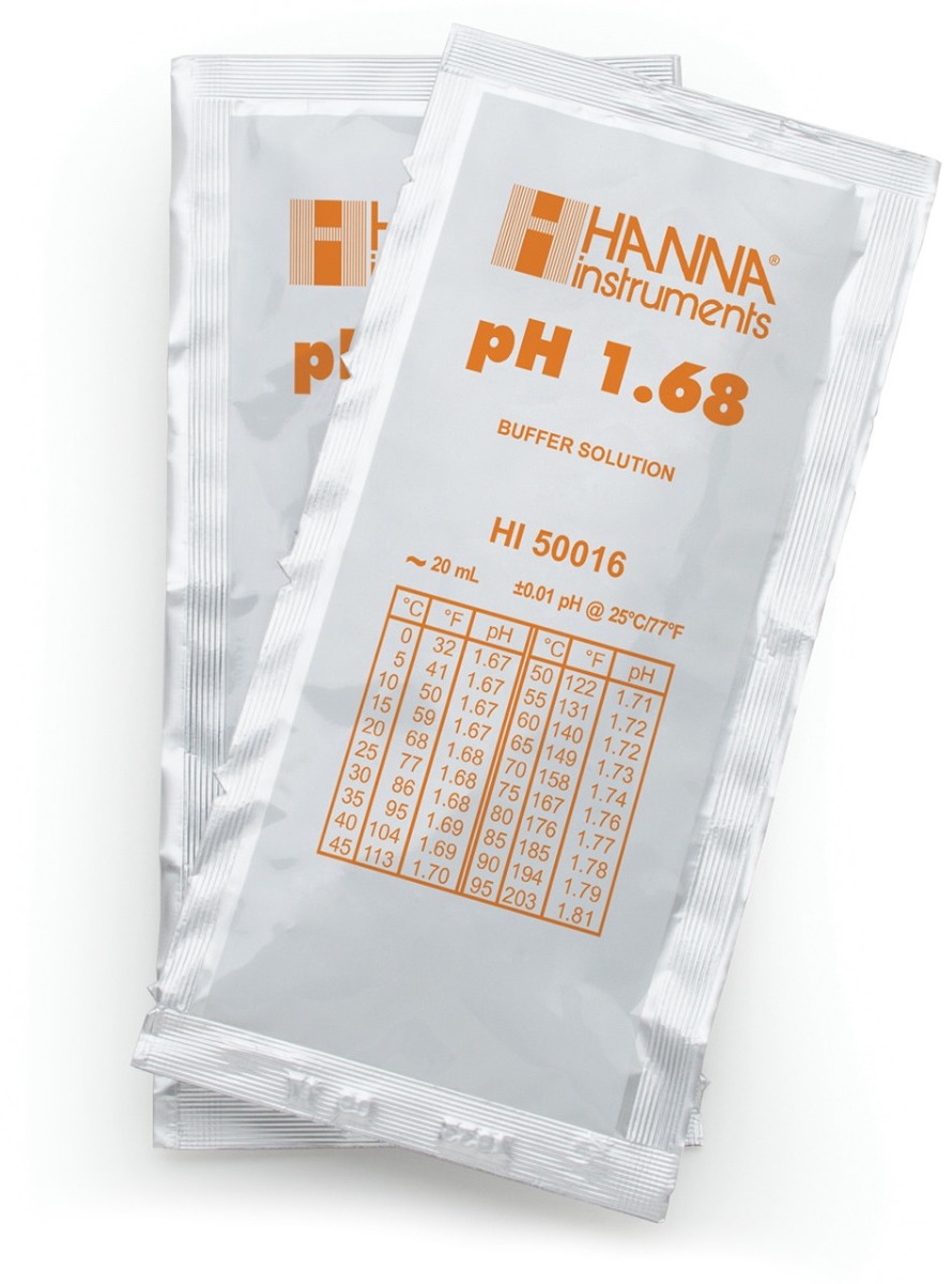 Раствор для калибровки рН 1.68 HANNA HI 50016-01 (10х20 мл)