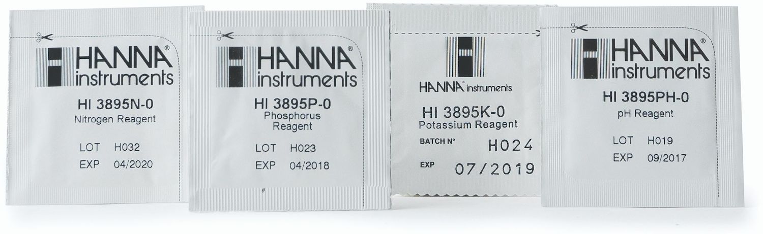 Сменные реагенты для набора Quick Soil Test Kit HANNA HI3895-010 (40 тестов)