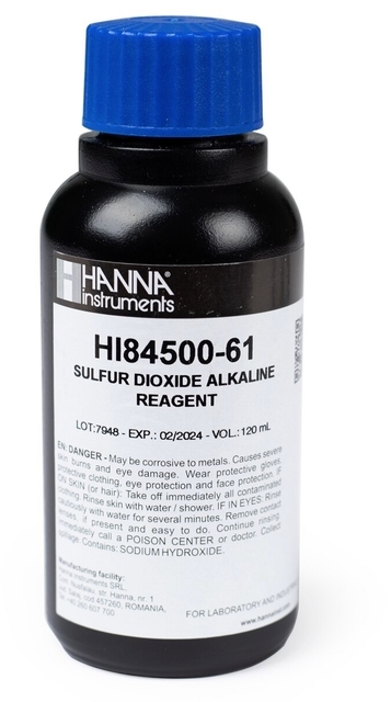 Щелочной реактив HANNA HI84500-61 (120 мл)