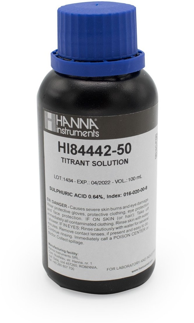Титрант для титрования щелочности HANNA HI84442-50
