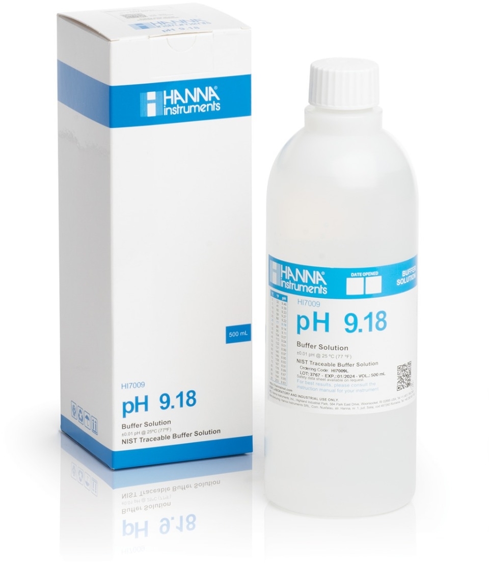 Калибровочный раствор рН 9,18 HANNA HI7009UL/C (500мл)