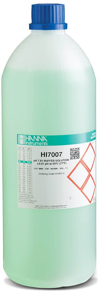 Калибровочный раствор рН 7,01 HANNA HI7007/1L (1 л)