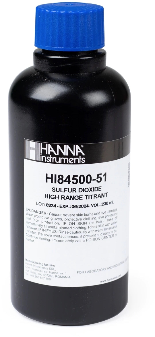 Титрант высокого диапазона HANNA HI84500-51