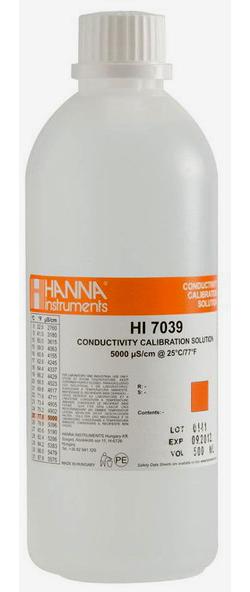 Стандарт проводимости 5000 мкСм/см HANNA HI7039/1L (1 л)