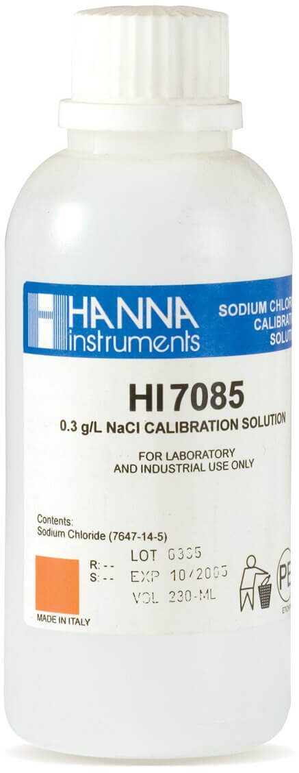 Стандартный раствор NaCl 0,3 г / л HANNA HI7085M (230 мл)