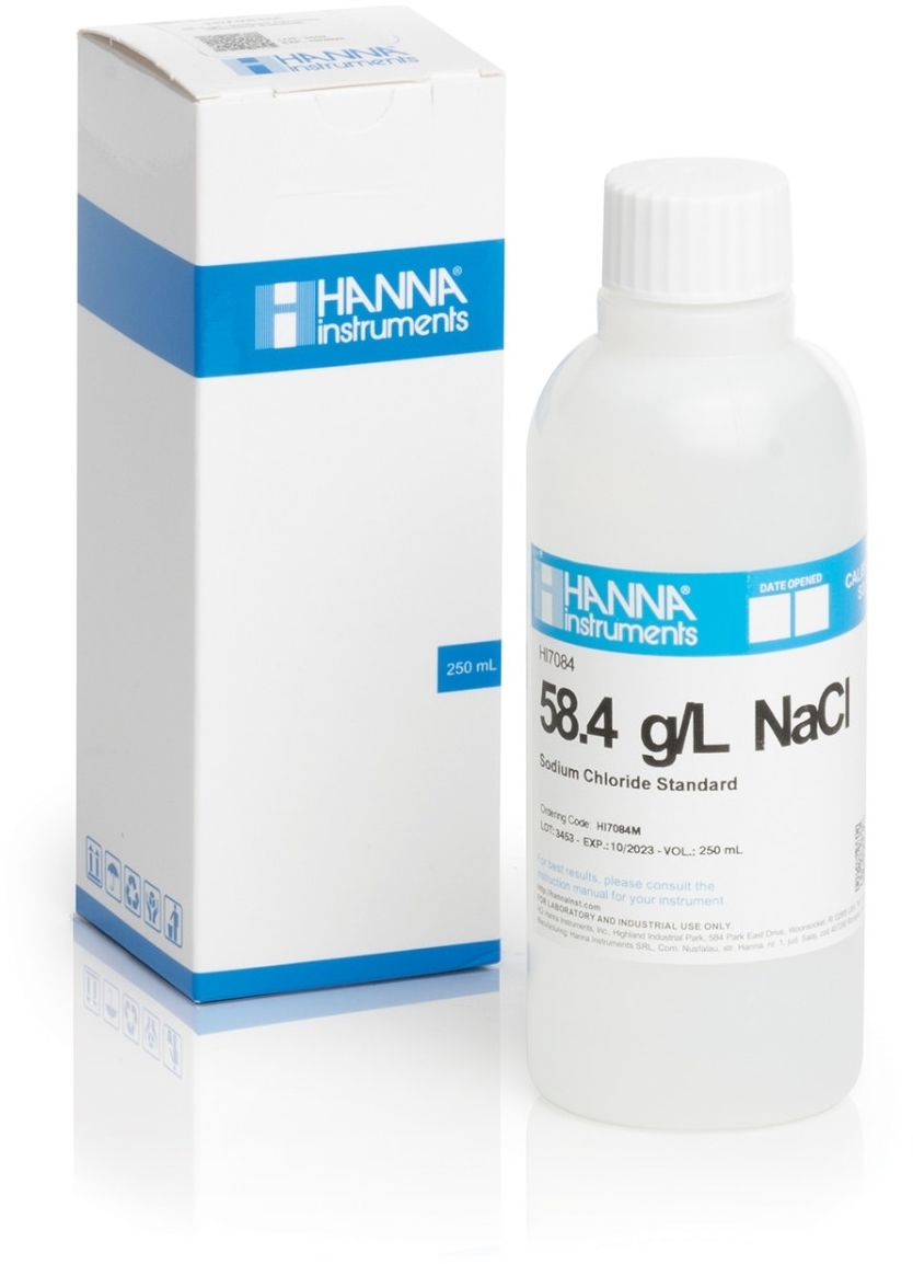Стандартный раствор NaCl 58,4 г / л HANNA HI7084M (230 мл)