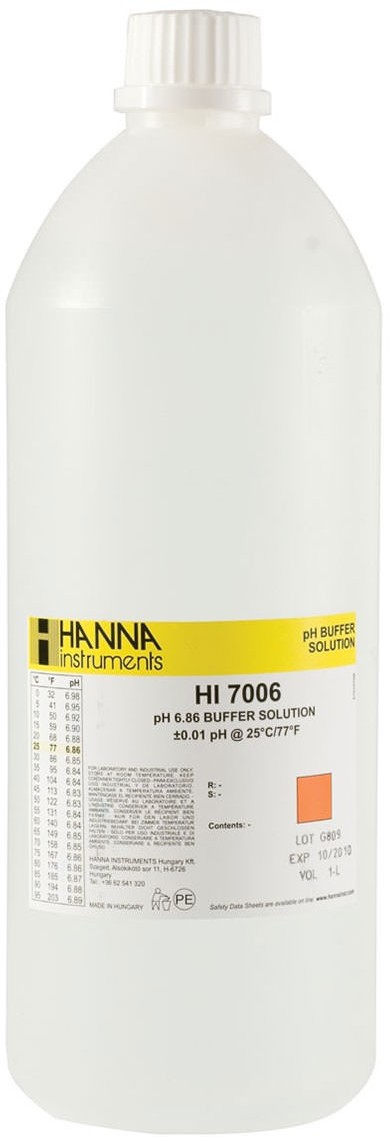 Калибровочный раствор рН 6,86 HANNA HI7006/1L (1 л)