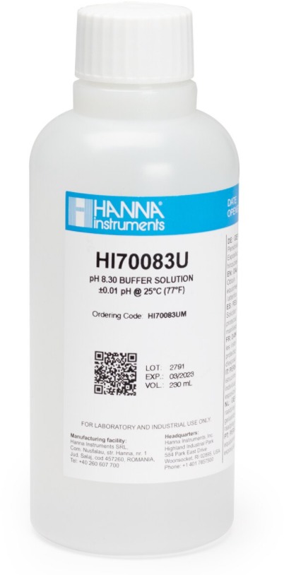 Буферный раствор рН 8.30 HANNA HI70083UM (230 мл)