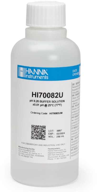 Буферный раствор рН 8.20 HANNA HI70082UM (230 мл)