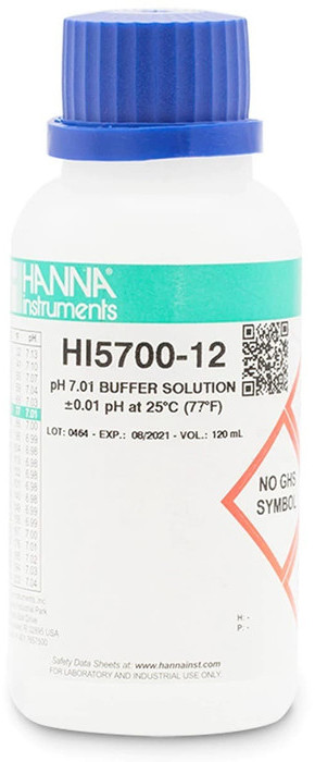 Калибровочный раствор pH 7.01 HANNA HI5700-12 (120 мл)