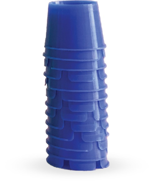 Стаканчик Euronda 234002 Monoart Dappen (синий, 50 шт.)