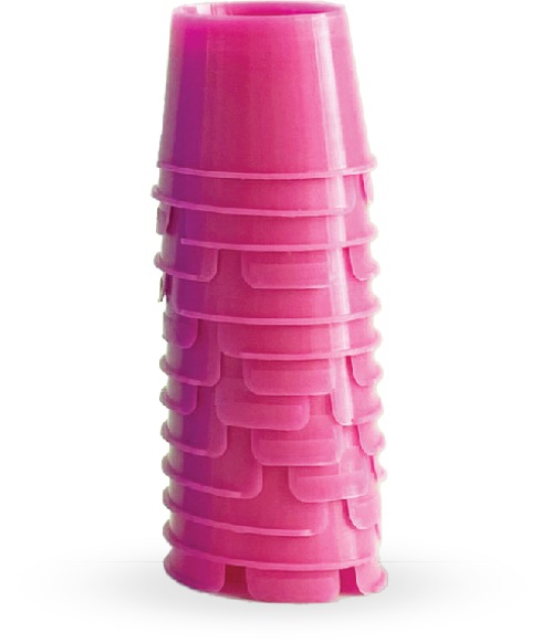 Стаканчик Euronda 234007 Monoart Dappen (фуксия, 50 шт.)