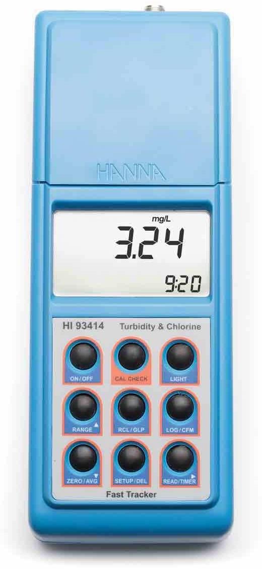 Портативный измеритель мутности и хлора HANNA HI 93414-01 (0...1000 FTU)