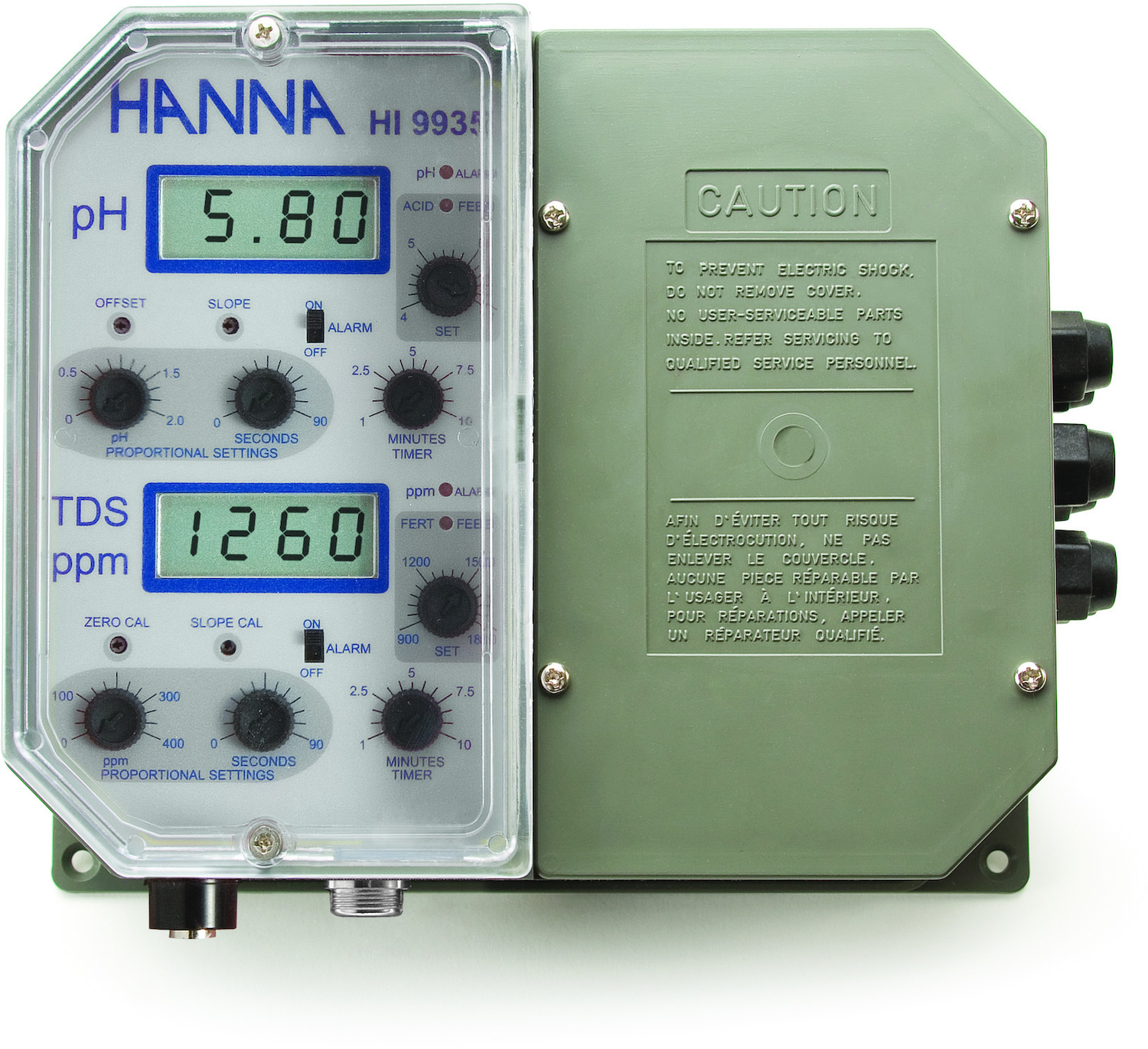 Промышленный контроллер pH и TDS HANNA HI9935-1 (0...+14 pH)