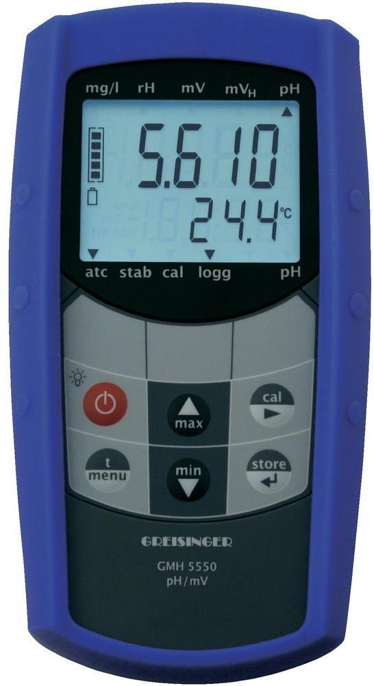 pH-метр, ОВП-метр и Redox воды GREISINGER GMH 5550 (-2...+16 pH)