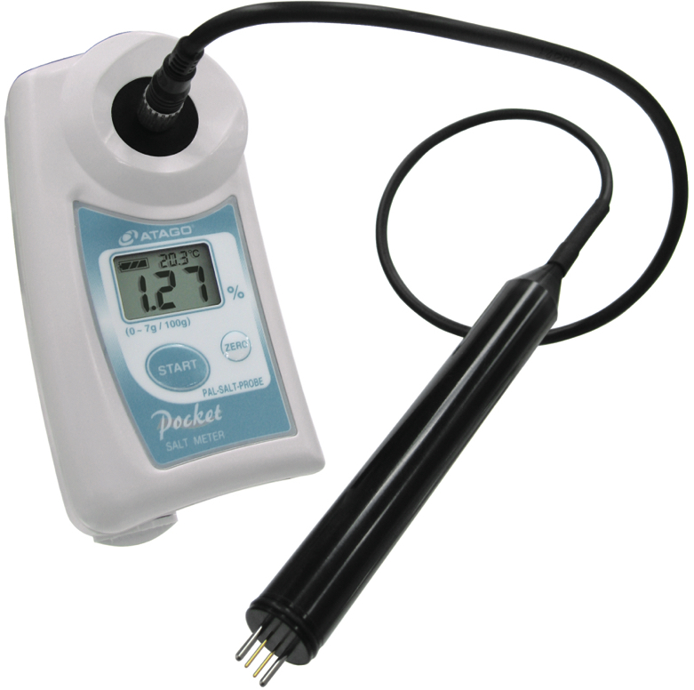 Солемер с выносным датчиком Atago PAL-SALT PROBE
