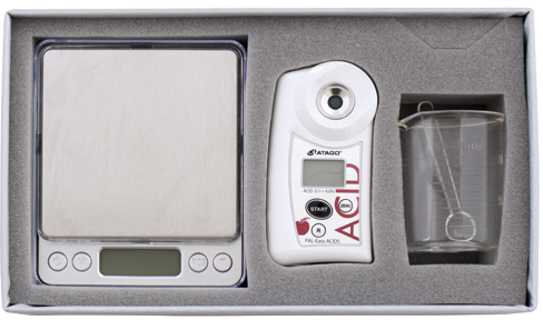 Измеритель кислотности яблок Atago PAL-Easy ACID 5 Master Kit — миниатюра 2