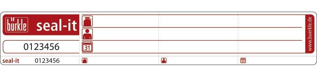 Защитная пломба «Сил-Ит» Burkle 5399-0003 (красная, 178 мм) — миниатюра 4