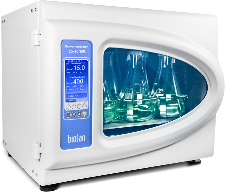 Шейкер-инкубатор с охлаждением BioSan ЕS-20/80C — миниатюра 3