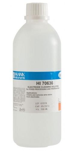 Кислотный очищающий раствор от винных пятен HANNA HI70636L (500 мл)
