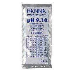 Калибровочный буфер pH 9.18 HANNA HI70009P (25 пакетов/20мл)